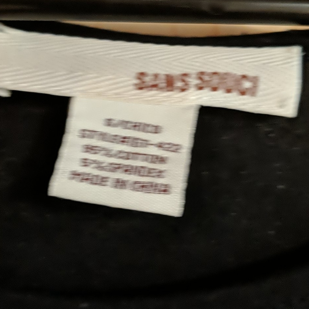 Black Sans Souci Top - Picture 3 of 3